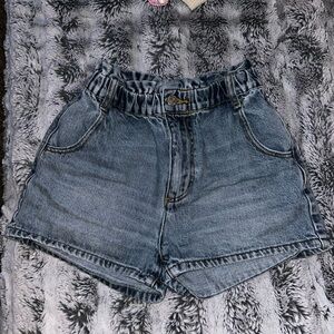 Urban Outfitters High Waist Denim Blue Shorts